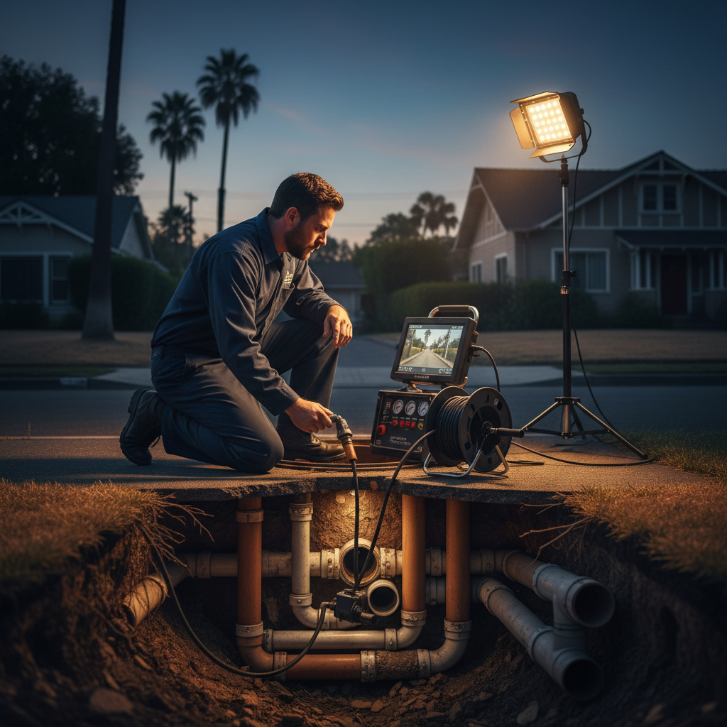 Sewer backup in the basement of a Tracy, CA home, requiring emergency plumbing service.